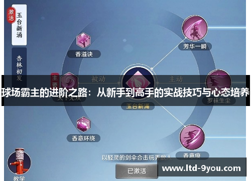 球场霸主的进阶之路：从新手到高手的实战技巧与心态培养